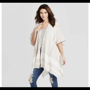 Target Universal Threads Striped Kimono Top